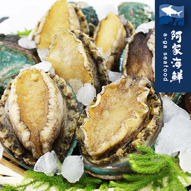 【阿家海鮮】熟凍帶殼鮮凍鮑魚 1kg±10%/包(40%冰)  